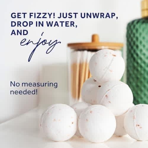 Amopé Pedi Perfect Foot Soak Bath Bombs - Relaxing Spa Fizzies 28ct