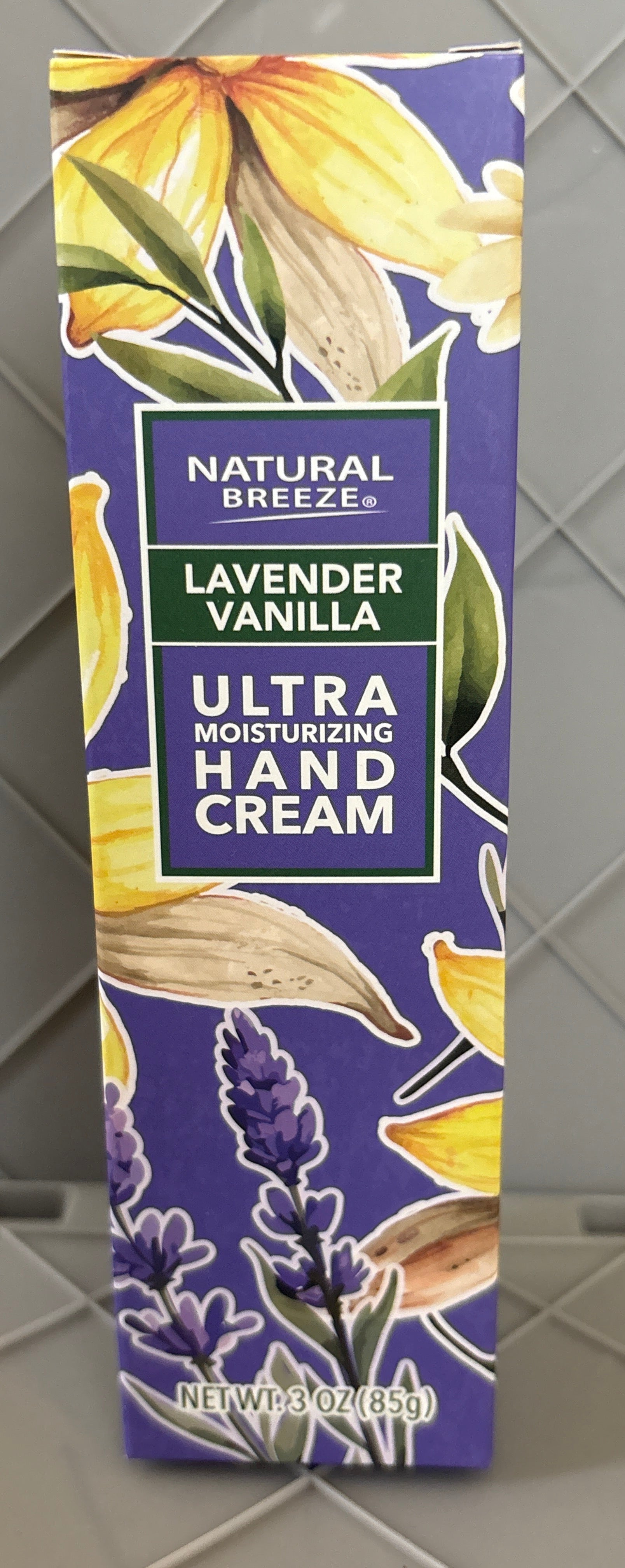 Natural Breeze Hand Cream Lavender Vanilla.