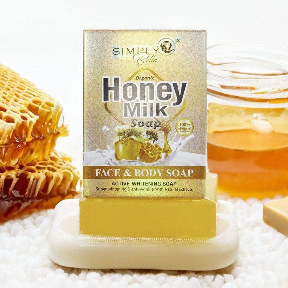 Honey Milk Organic Soap - Anti-Wrinkle Brightening Goat Milk Soap