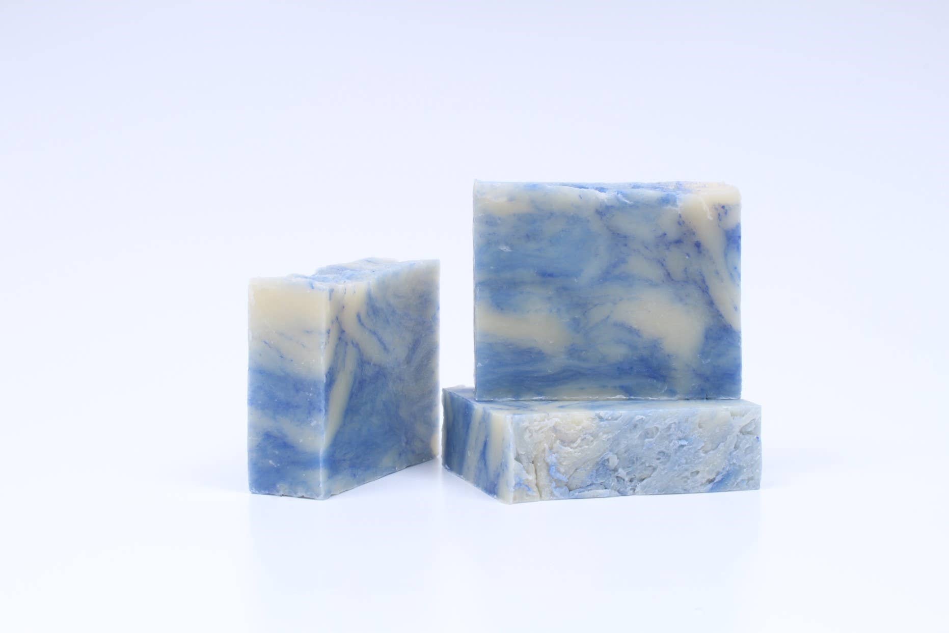 Clean Cotton Soap: Cut 10 bars and boxed-White Boxes