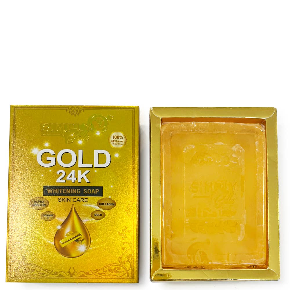 24K GOLD WHITENING 100% NATURAL SOAP