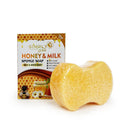 Honey & Milk Sponge Soap - Exfoliating Loofah Soap Bar