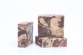 Coffee and Fresh Cream Soap - Exfoliating Coffee Scrub Soap Bar